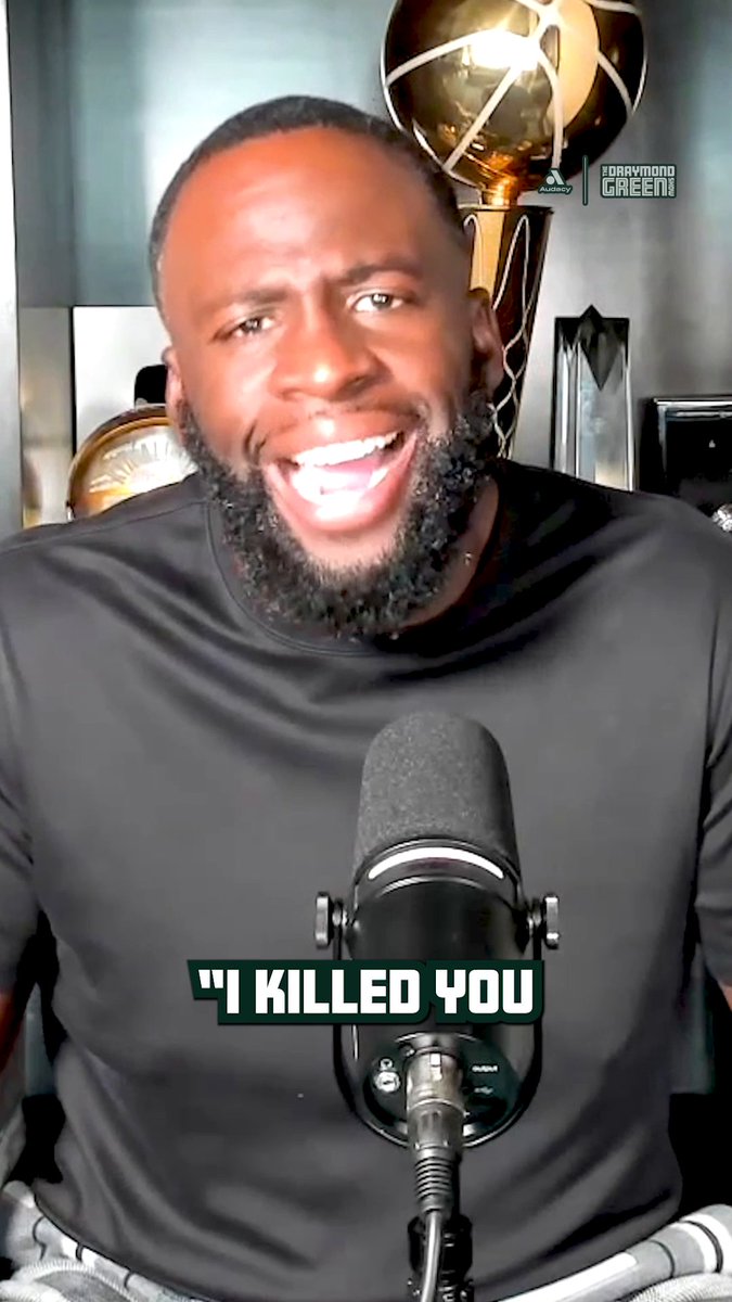 Draymond clarifies his comments regarding the Spurs walking off the court without shaking hands “You can't have front-runner behavior, it does not win in this league and running off the court after you lose in a series is front-runner behavior, and here's why it's front-runner behavior and who gives a f**k about sportsmanship, I don't care about sportsmanship because if you won and those guys that lost tried to shake your hand, you gonna stand there and shake that hand proudly.”