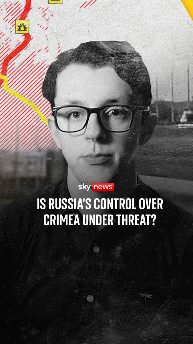 Ukraine's relentless drone attacks have been suffocating Russian supply routes into Crimea. Sky's Michael Drummond reports.