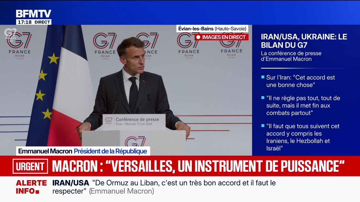 Emmanuel Macron: "Je suis comme comme les Bleus, que je joue à l'extérieur ou à domicile, mon but est de marquer des buts"