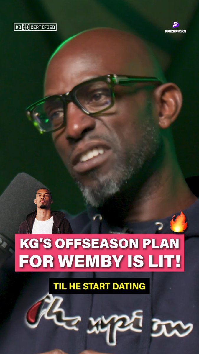 Is THIS the ultimate offseason plan for Victor Wembanyama? 🤔 🤣 Kevin Garnett thinks Wemby needs to get meaner... and this is one way to do it 🫡