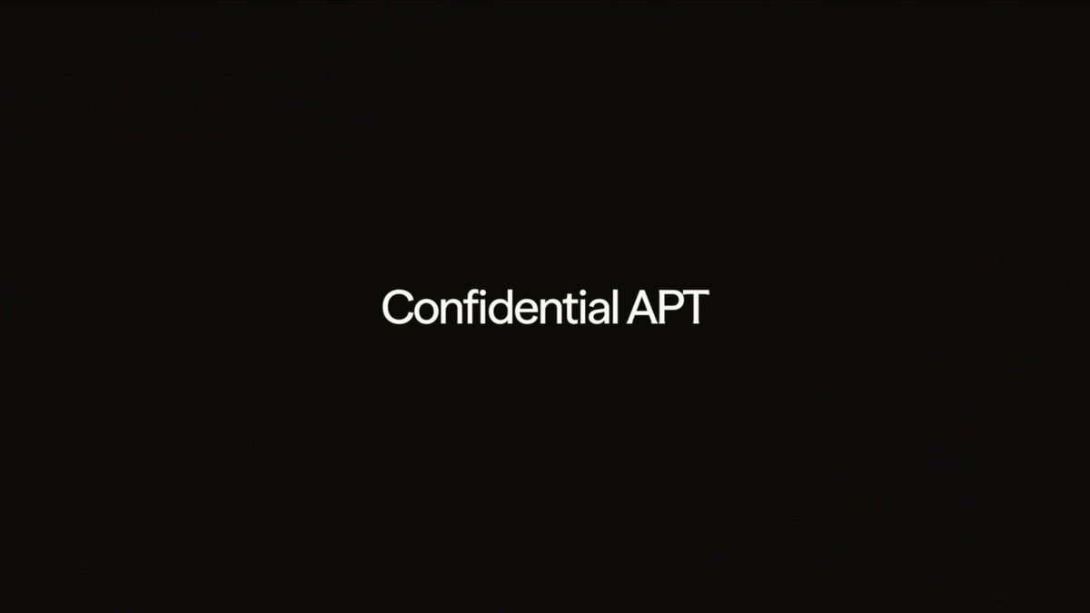 Confidential APT. Now on Aptos mainnet. Access it today via Petra on Android and iOS, and Confidential Assets Web by Aptos Labs.