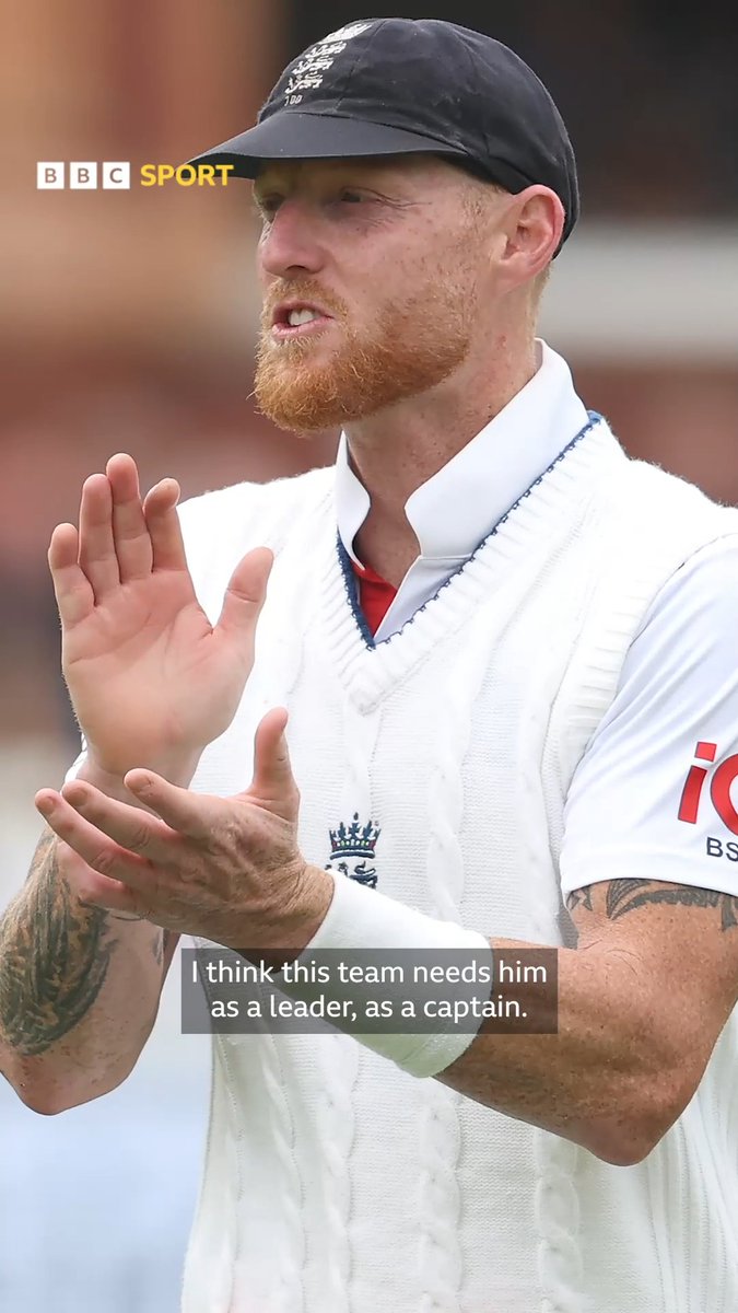 🗣 "It'll be an absolute travesty if he doesn't come back as England captain!" Michael Vaughan says England need Ben Stokes to return as their leader and skipper 🦁