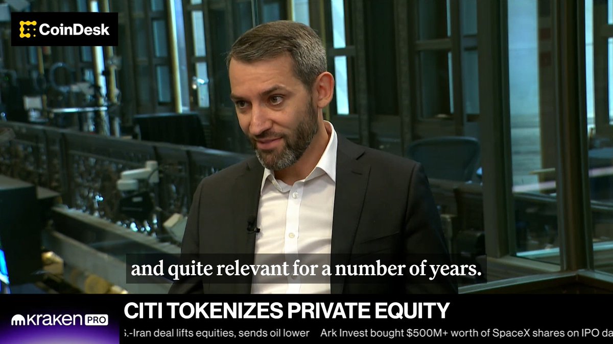 .Artem Korenyuk of @citi says the rise of private markets is keeping companies private longer and increasing pressure to provide liquidity before an IPO. He says many of today's options fall short for both founders and investors. Thank you to our sponsor Kraken.