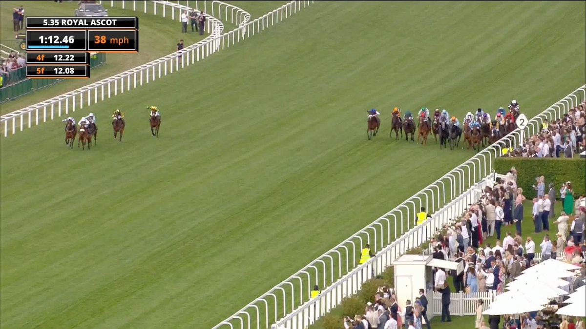 Another favourite goes in! Alobayyah wins the Kensington Palace Stakes! 🏆 #ITVRacing | Tom Marquand | Somerville Lodge Stables