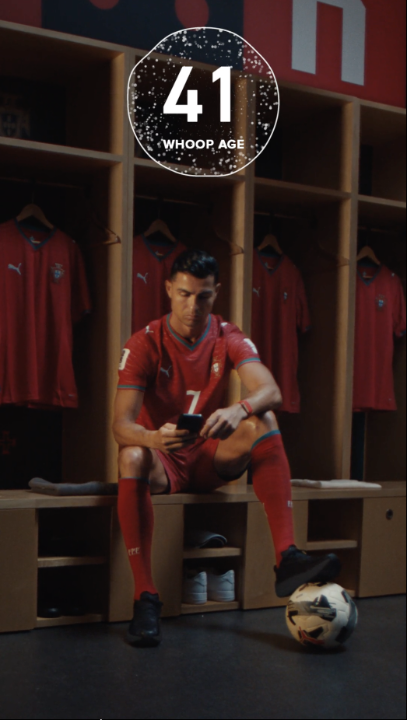 The average age of a footballer is 27. Cristiano Ronaldo is 41. In this sport, age is supposed to slow you down. But WHOOP Age is different.