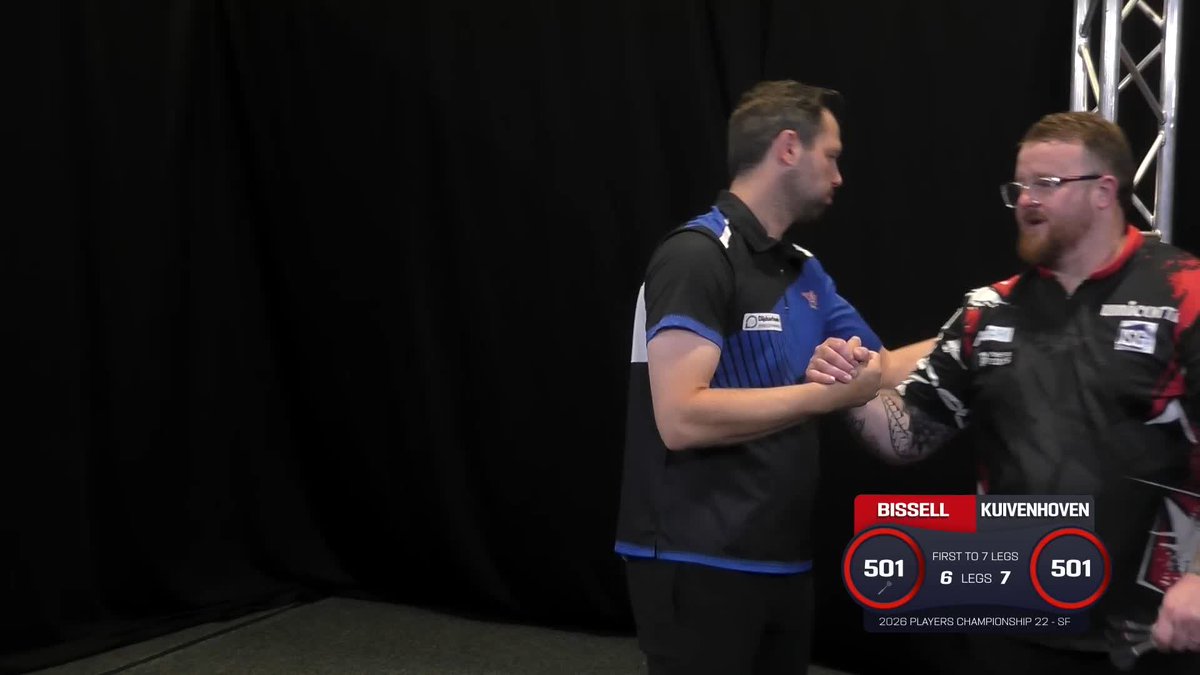 MILESTONE WIN FOR MAIK! Maik Kuivenhoven moves into his first Players Championship final! The Dutchman wins a brutal deciding-leg clash against Tom Bissell to set up a meeting with Rob Cross in today's showpiece! 📺 #PC22