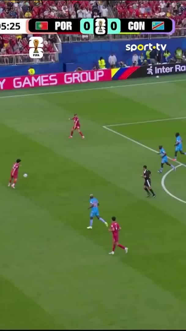JOÃO NEVES DE CABEÇA, o primeiro golo de Portugal no Mundial 2026! 🇵🇹