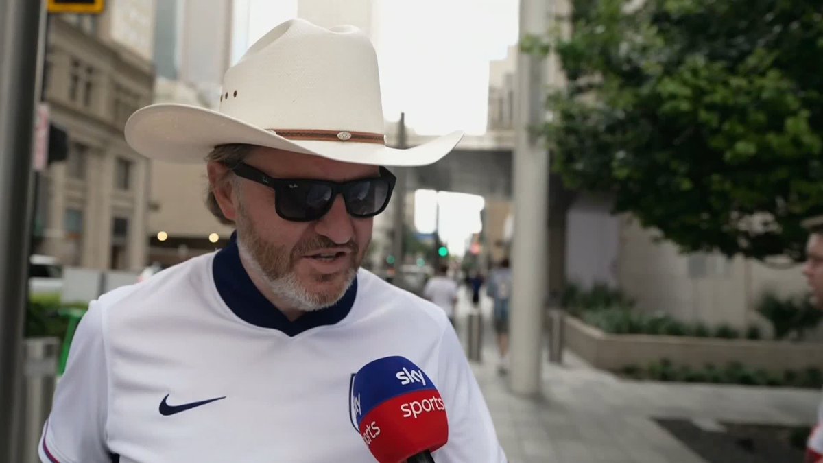 Fans are in Dallas getting ready for England's opening World Cup fixture against Croatia 🏴󠁧󠁢󠁥󠁮󠁧󠁿