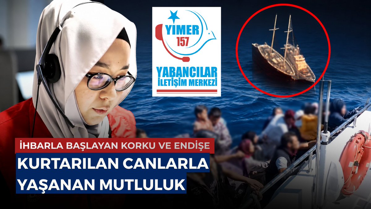 Denizin ortasında su alan bir bot… Aralarında bir yaşındaki bir bebek, 10 çocuk ve ayağından yaralı 80 yaşındaki bir büyüğümüzün de bulunduğu 35 insan yardım bekliyor… Tam o anda YİMER 157’ye bir çağrı ulaşıyor. Dakikalarla yarışılan süreçte doğru konum tespit ediliyor, kurumlar arası koordinasyon hızla sağlanıyor ve 35 insan güvenli bir şekilde karaya çıkarılıyor. İşte YİMER 157'nin asıl gücü de tam burada ortaya çıkıyor. 2015 yılında kurulan ve 7 gün 24 saat hizmet veren YİMER 157, bugüne kadar 15 bin 821 kişinin hayatının kurtarılmasına önemli katkı sağlayarak büyük bir görev üstlendi. İhtiyaç duyulan her anda güvene, rehberliğe ve umuda dönüşen önemli bir iletişim köprüsü olan YİMER 157, çalışmalarını aralıksız sürdürüyor. Uluslararası platformlarda birçok kez ödüle layık görülen ve EMEA (Avrupa, Orta Doğu ve Afrika) bölgesinde Altın Madalya kazanan YİMER 157, bu başarının tesadüf olmadığını bir kez daha gösteriyor. Çünkü gerçek başarı; sadece rakamlarla değil, dokunulan hayatlarla ölçülüyor. Bir annenin duasına, bir çocuğun geleceğine ve bir insanın yeniden umutla nefes almasına vesile olabilmek, alınabilecek en kıymetli ödüldür. Gece gündüz demeden görev yapan tüm personelimizi gönülden tebrik ediyor, özverili çalışmaları için teşekkür ediyorum. #YİMER157 Göç İdaresi Başkanlığı