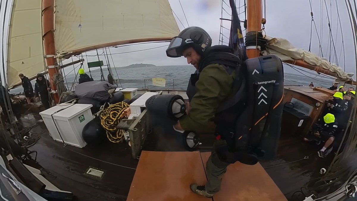 The Invictus Games Birmingham 2027 Flag has landed back in the United Kingdom by jet pack. 🚀 In one of the most remarkable moments of the Full Circle Expedition, the #IG27 Flag was flown from ship to shore by Gravity Industries as two tall ships carrying wounded, injured and sick service personnel and veterans completed their 2,000 nautical mile journey around the United Kingdom. After 12 weeks at sea and visits to 22 ports, it was a fitting finale to an extraordinary expedition and a reminder of the power of the Invictus Spirit to inspire and bring communities together.