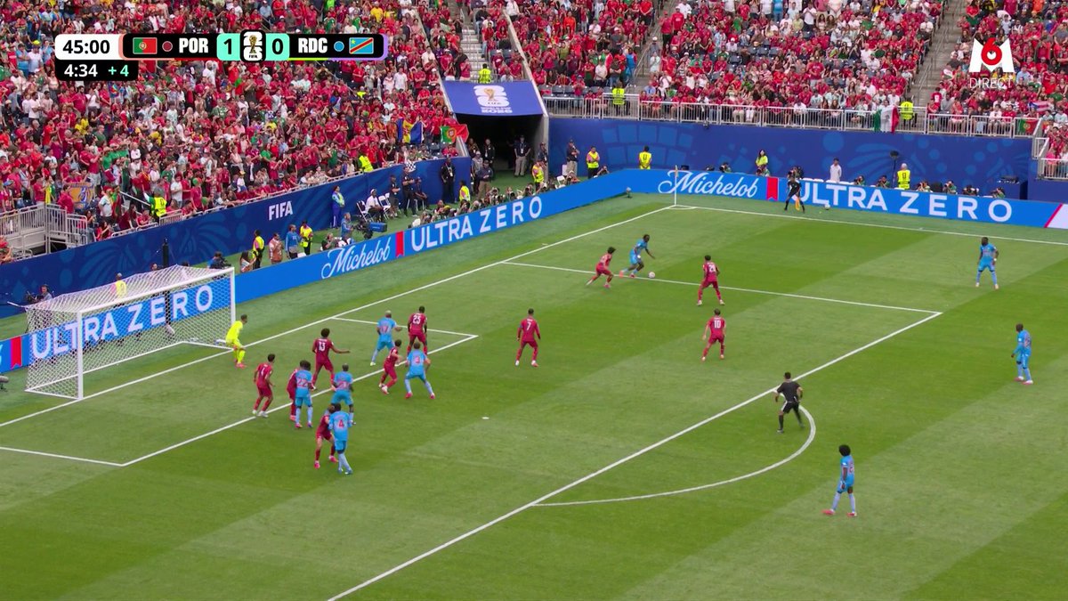 🚨 FIMBU NA FIMBUUUUUUUUUUUUU 🇨🇩🇨🇩🇨🇩🇨🇩🇨🇩🇨🇩 YOANE WISSA ENTRE DANS L’HISTOIRE DU CONGO EN DEVENANT LE PREMIER CONGOLAIS À MARQUER EN COUPE DU MONDE !!!!!!!! 🤩⚽️ PORTUGAL MAÎTRISABLE. 🎥 M6 - Coupe du Monde de la FIFA 2026™