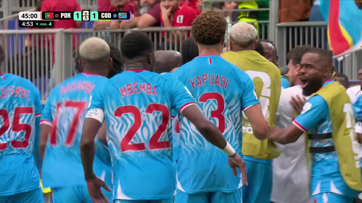 🤯🇨🇩 RD CONGO SE LO EMPATA A PORTUGAL. LA LOCURA EN EL FESTEJO. 🚬