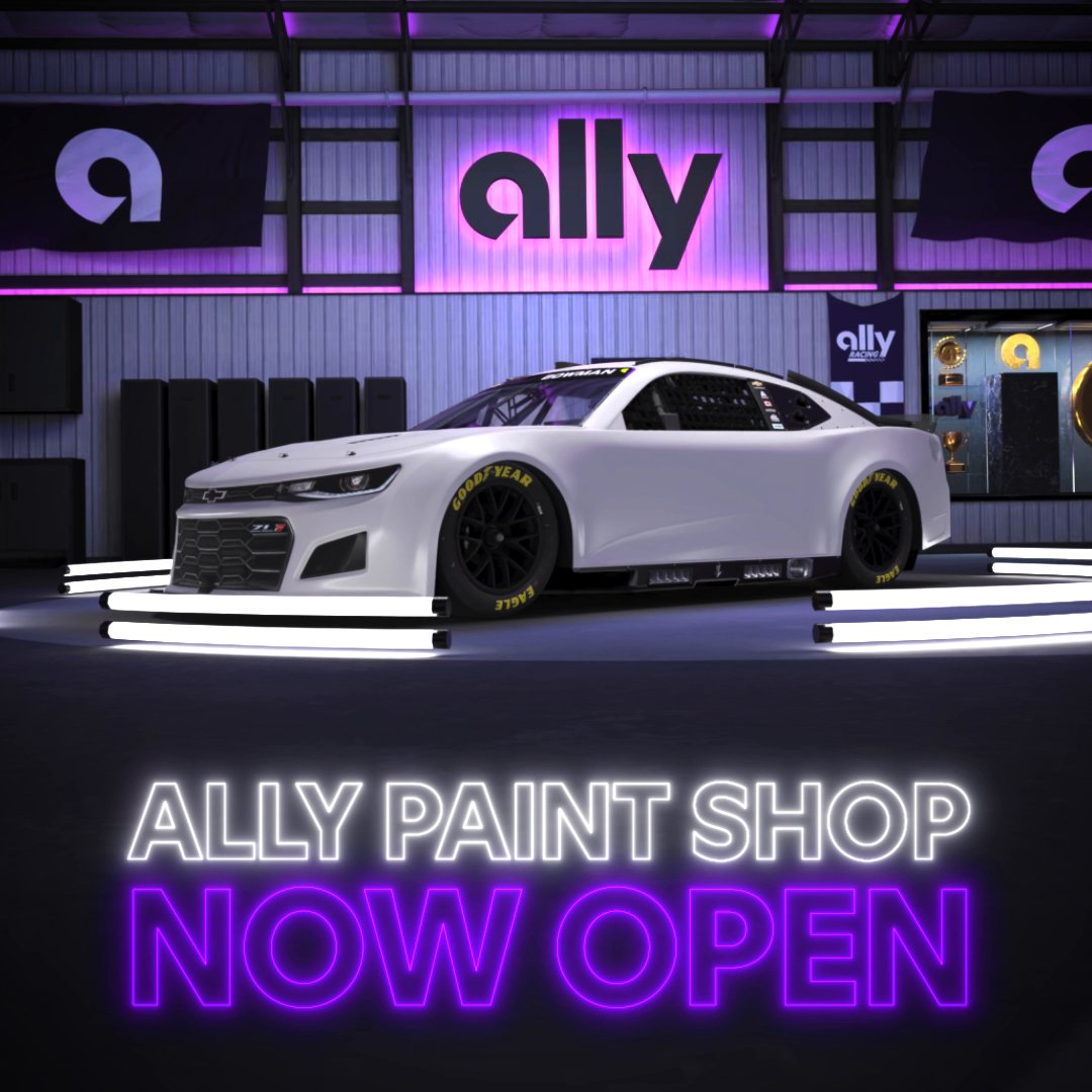 Introducing the Ally Paint Shop! 🎨🏁 Now it’s your turn to become a paint scheme designer. Create your own #Ally48 for Kansas by visiting and enter for a chance to see your design come to life in person at the race this September. Ready to put your skills to the test? NO PURCH NEC. Ends 7/3/26. Open to 50 US/DC only; 18+. Rules: Void where prohibited.
