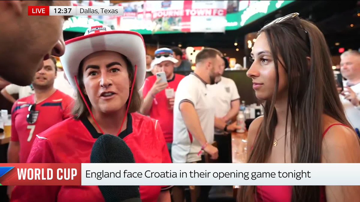 "I paid £370, but it's worth it. You've got to be there, you've got to support them." Speaking to Rob Harris at a fan zone in Dallas ahead of England's match against Croatia, one fan explained how much she had paid to be at the game. 📺 Sky 501/YT