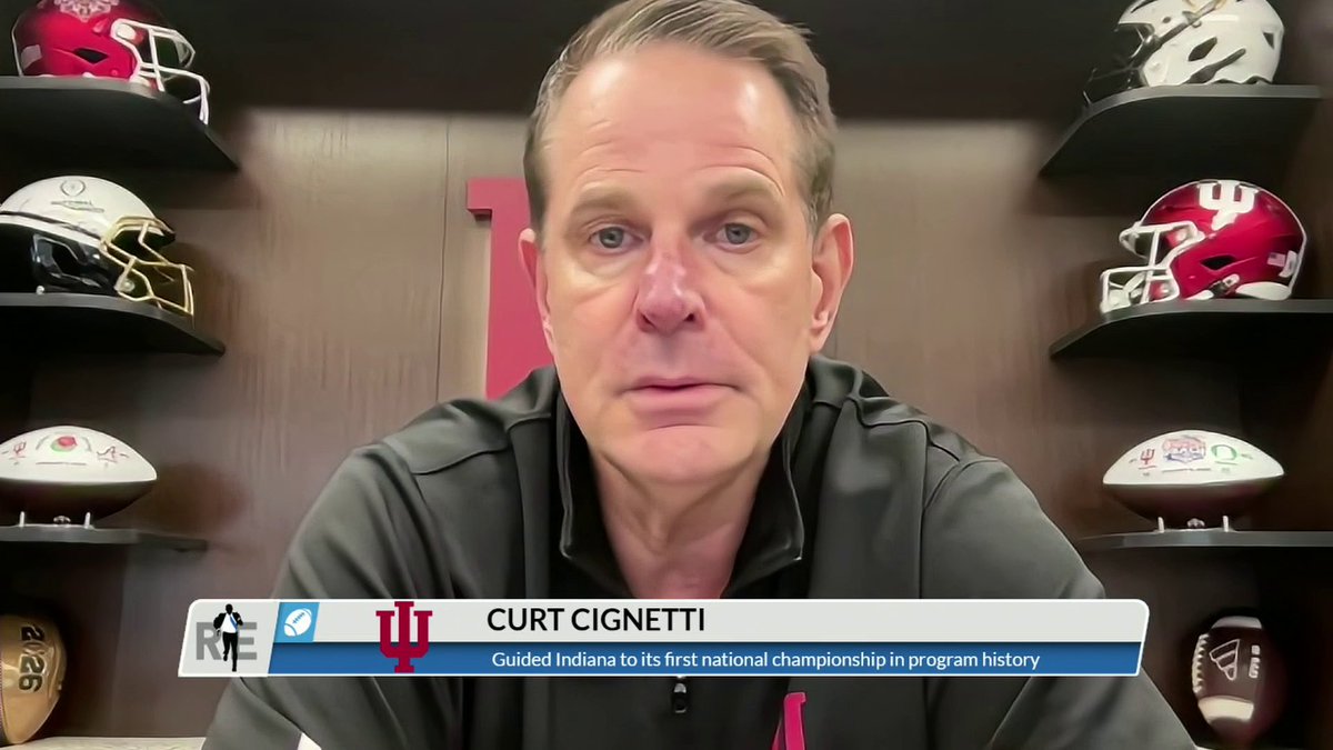 "[Fernando Mendoza is] committed to [being] great. ... I've never been around a guy in 45 years that prepared like he did. He covered every base and then some." —Indiana head coach Curt Cignetti on what he learned from QB Fernando Mendoza ✍️ (via Rich Eisen Show)