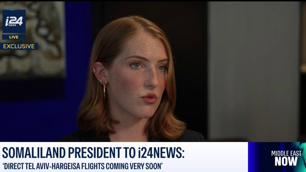 Somaliland president says direct flights between Tel Aviv and Hargeisa to come 'very soon' i24NEWS's Nicole Zedeck speaks with Somaliland president Cabdiraxmaan Cirro in exclusive interview on #MiddleEastNow Watch the full interview: