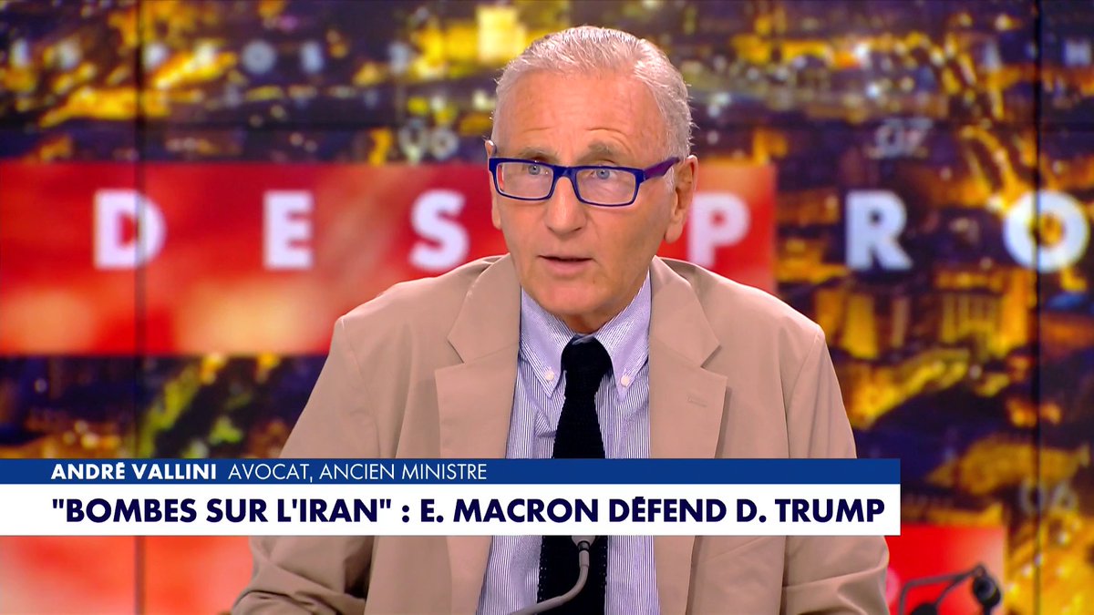 André Vallini, avocat et ancien ministre, sur l'accord entre les États-Unis et l'Iran : «C'est une déculottée magistrale pour Donald Trump», dans #HDPros2 Toute l'info est à retrouver sur