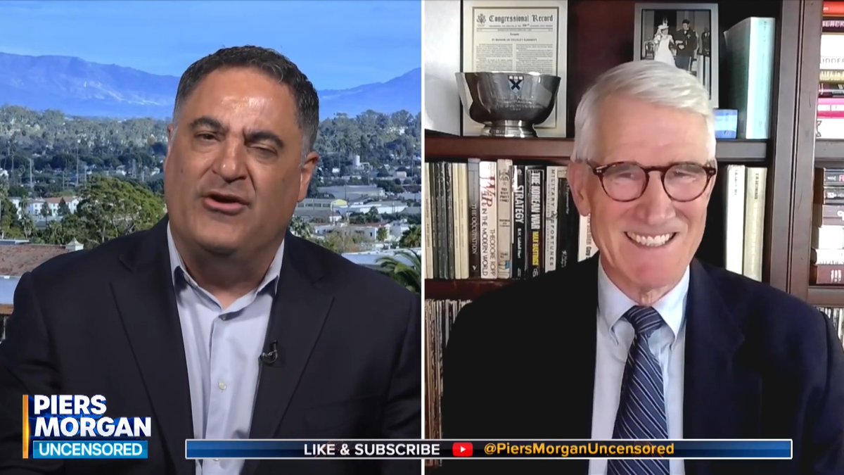 "By your standard, we should invade Israel!" Cenk Uygur calls out Mark Kimmitt's hypocrisy in voicing his concerns about the Iran Deal. Watch more 👇 📺 Piers Morgan | @CenkUygur