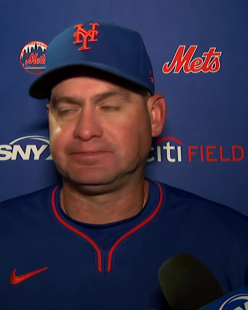 "It's a long season. More times than not, we'll get the big hit" Carlos Mendoza on the offense as a whole