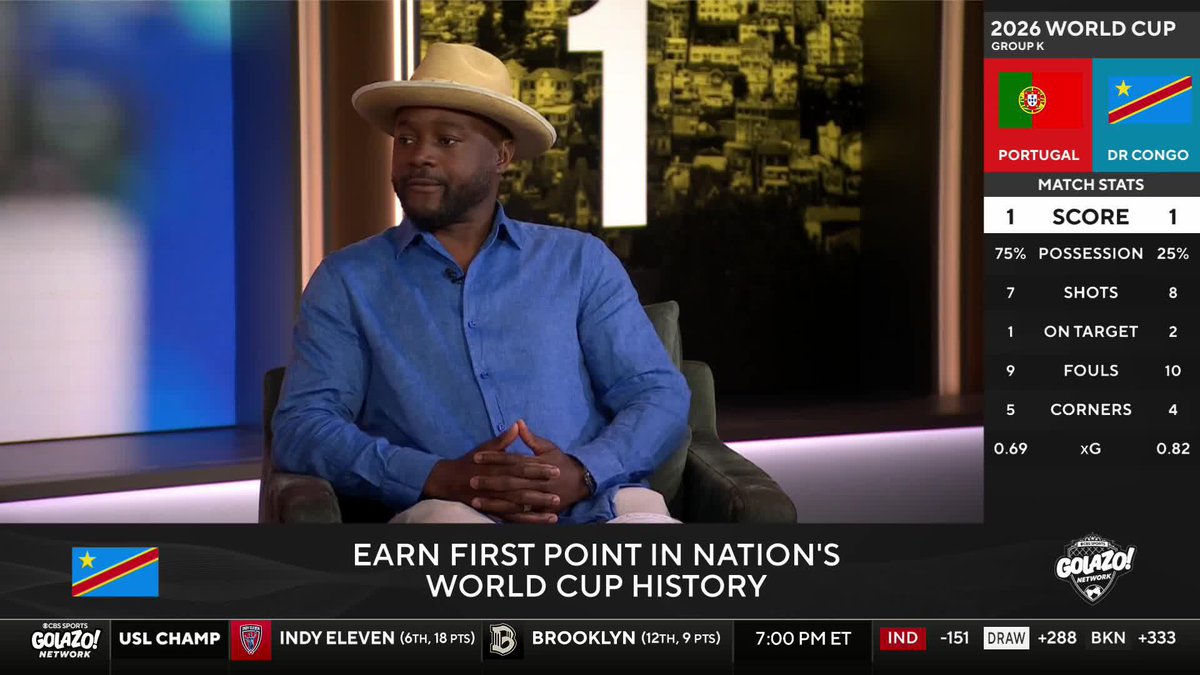 "They did actually make a go of it themselves and try to get a result." Nigel Reo-Coker praises DR Congo for not parking the bus vs. Portugal 🇨🇩
