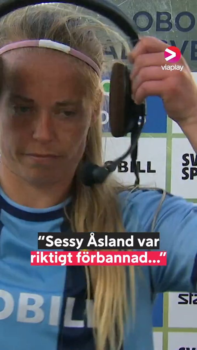 "Någonting där uppe vill att vi gräver jävligt djupt" 😤 Sessy Åsland visade starka känslor efter uddamålsförlusten mot Malmö ⚽️