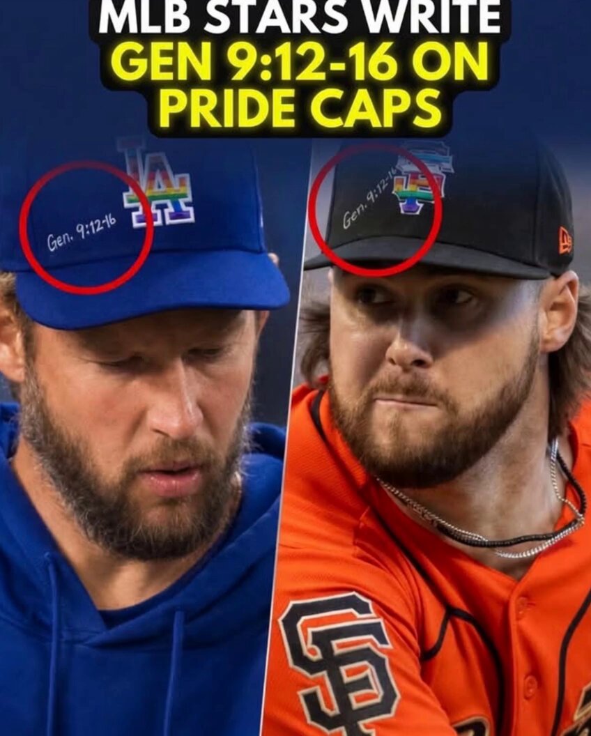 MLB stars refusing to stay silent, writing Genesis 9:12-16 on their Pride Night caps! The rainbow was God’s covenant and promise long before it became a political symbol. Real courage standing firm in their faith. Respect. Who’s with these players? Drop a 🔥 below and RT if you support them!