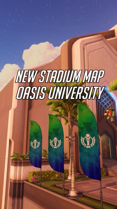 The new Oasis University Stadium map is at the top of its class 🎓🏟️