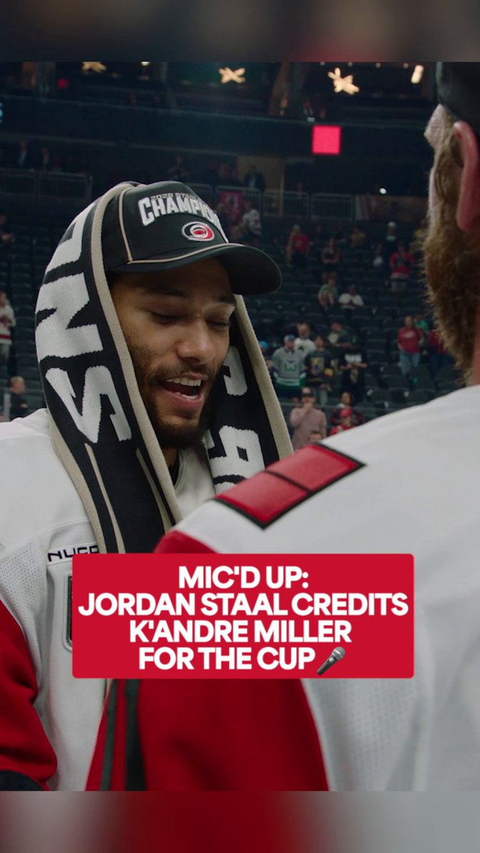 K'Andre Miller got some pretty big praise from his captain 🥺 #StanleyCup
