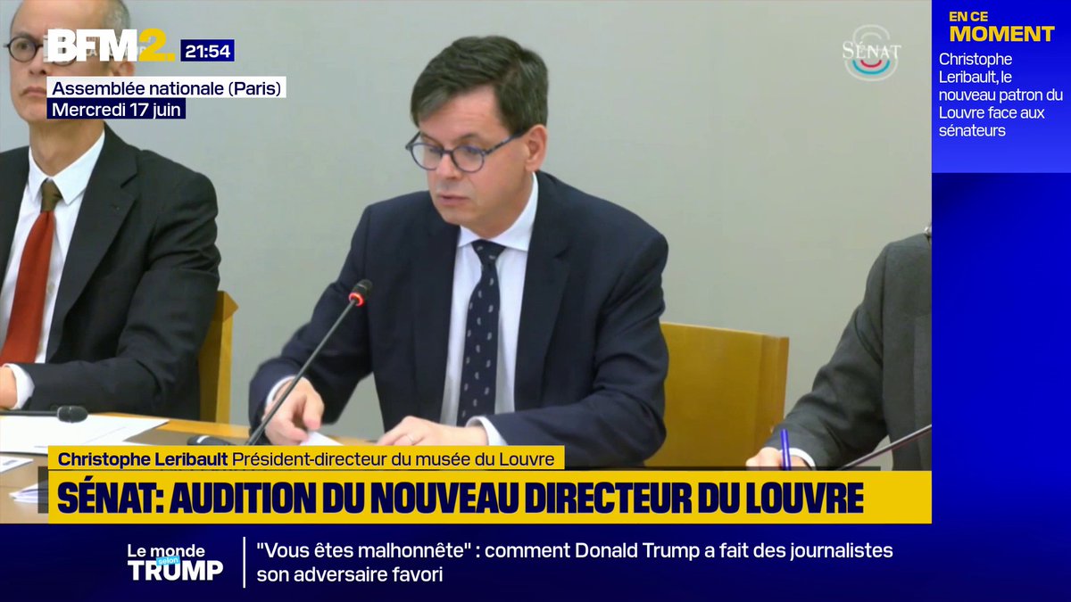 💬"Le Louvre est à bout de souffle, nous faisons face à un mur d’investissements" Le président-directeur du musée, Christophe Leribault, alerte sur l’état de vétusté du bâtiment #BFM2