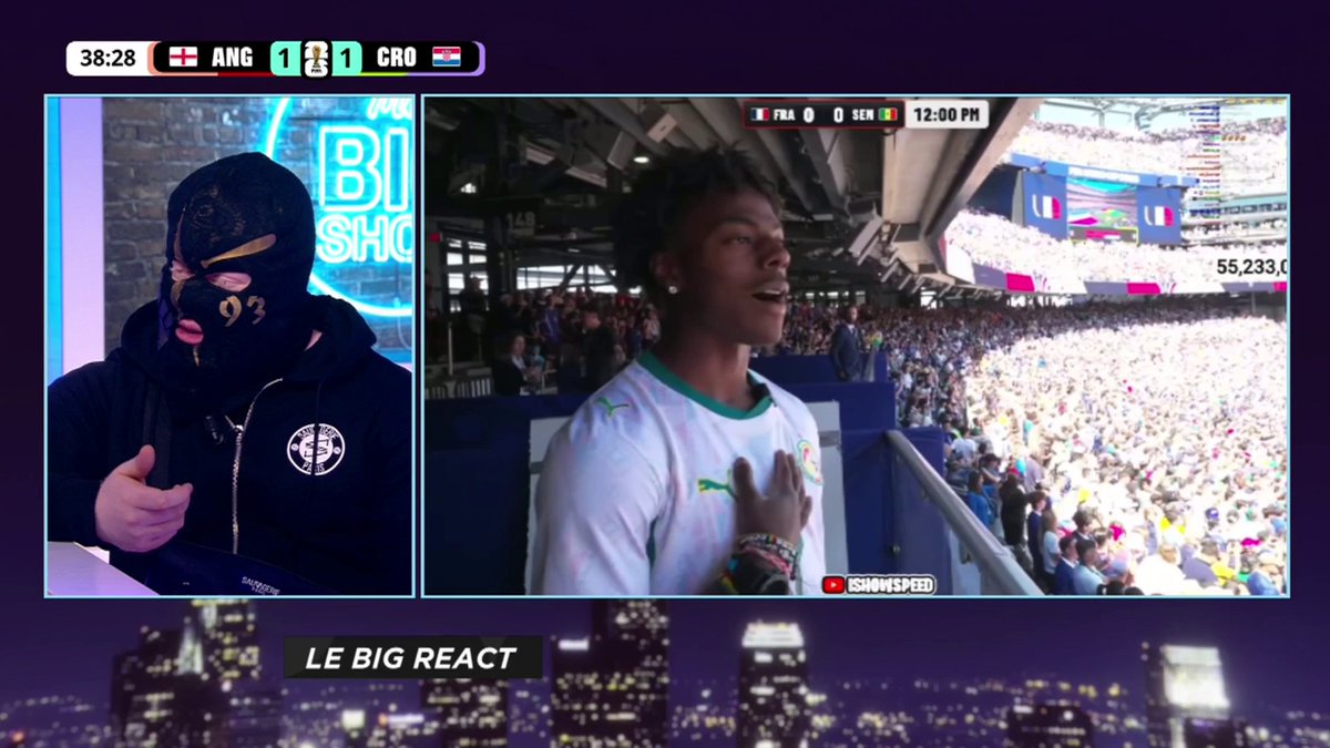 #TheBigShow Quand Kalash Criminel découvre pendant le match que son père était au stade 😂