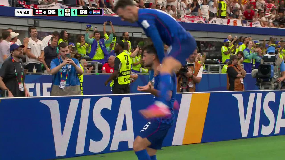 🤯🇭🇷🏴 QUÉ GOLAZO DE MARTIN BATURINA PARA EL EMPATE DE CROACIA VS INGLATERRA.
