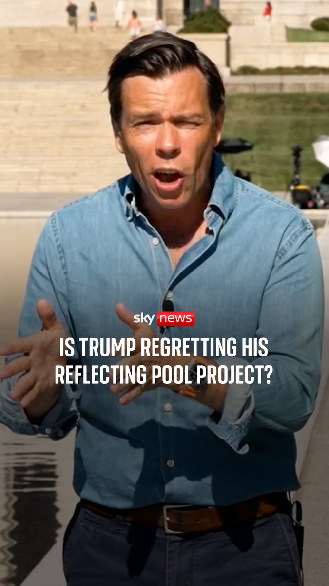 Donald Trump thought that fixing the reflecting pool in Washington DC would be a quick fix, but one week after it was refilled it's facing problems. | Mark Stone