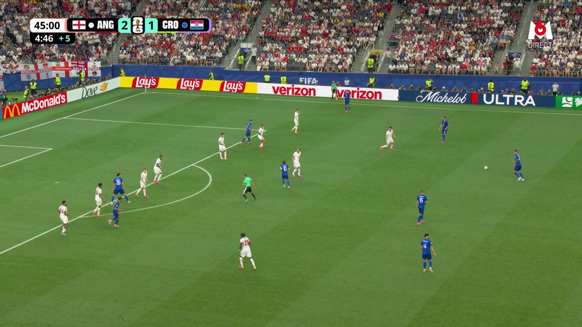 Petar Musa conclut une superbe action collective d’un but exceptionnel ⚽️ La Croatie revient encore, quel match fou ! Angleterre - Croatie, 2-2. Suivez le match sur M6 et M6+ #CDM2026 #FIFAWorldCup #ENGCRO