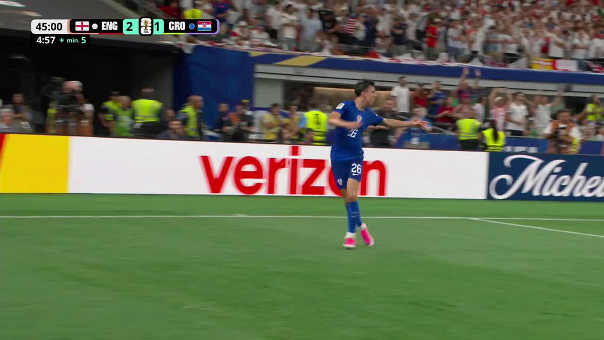 🤯🇭🇷 OTRO GOLAZO DE CROACIA PARA VOLVER A EMPATARLO, 2-2 ANTE INGLATERRA.