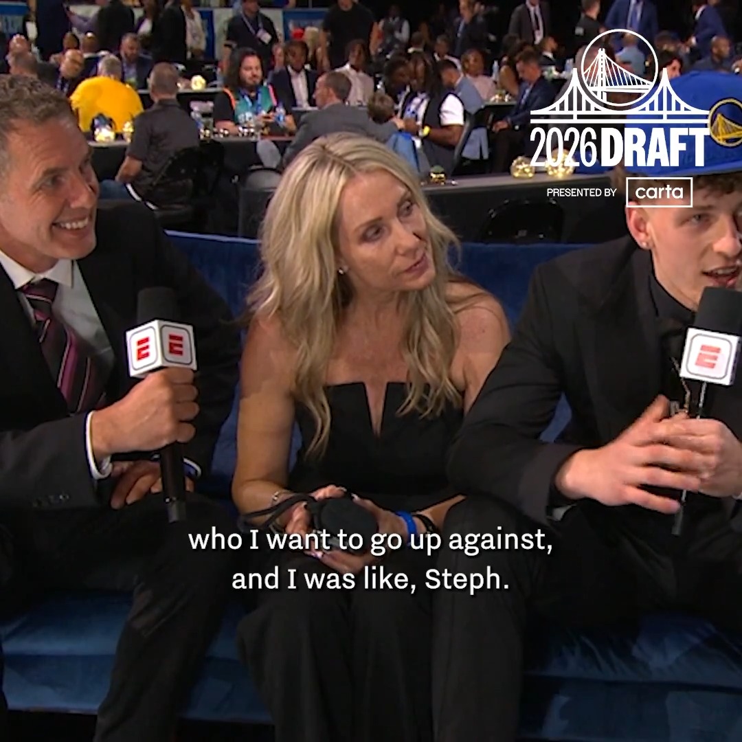 “He will run through a wall for this organization.” Carta || #DubsDraft