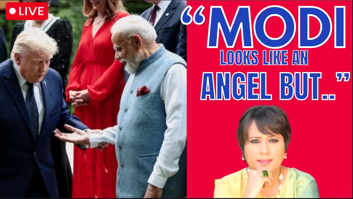 "Looks like An Angel, Killer Negotiator"- Trump on Modi, as PM Raises India's Seafarers in meeting with the US President amid a week of rising tensions in India-US Relations. With Sanjay J Singh @ChitraSD Dr Mohan Kumar - In full