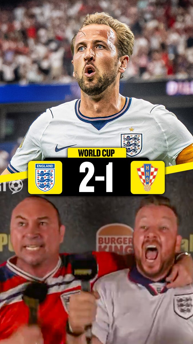 The boys react to Harry Kane's second goal! 🏴󠁧󠁢󠁥󠁮󠁧󠁿 In partnership with @burgerkinguk Matchday sorted. Grab a Burger King Buddies Box. Featuring smaller, snackable icons. Order now on the BK app.