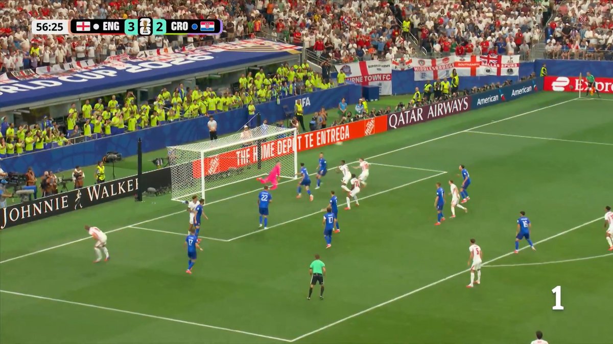 Ni una, ni dos, ni tres, ni cuatro, ni cinco... SEIS PARADAS, SEIS Exhibición de Livakovic en minuto y medio para salvar a Croacia El partidazo Inglaterra - Croacia, en DIRECTO en La 1 y RTVE Play ▶️ #MundialRTVE