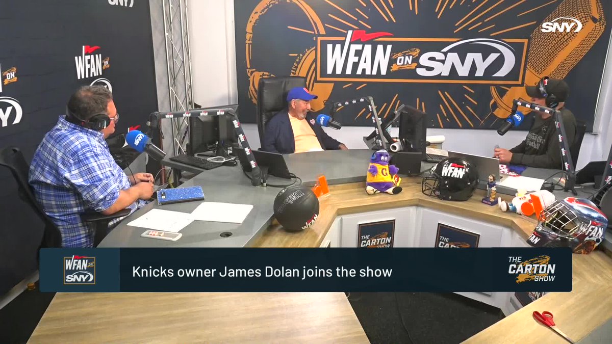 "There were times when the bright, shiny thing in front of you, we flipped up our strategy to get the shiny object. That's the temptation in New York...I needed the best collector of talent." James Dolan credits Leon Rose and reflects on his hire on The Carton Show:
