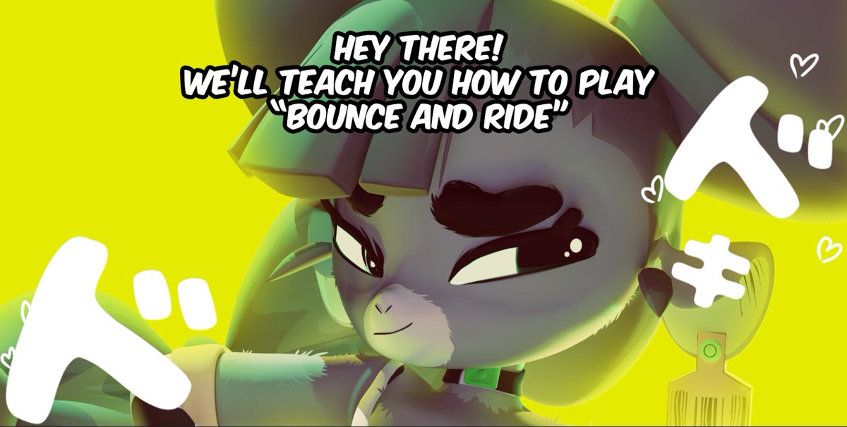 Let's check a small tutorial? ❤️🐄🌟 Soon this month, a new update of Bounce and Ride, join and get ready to party! 🥳 Developed by Himitsucrushgames --- #diives #xingzuotemple