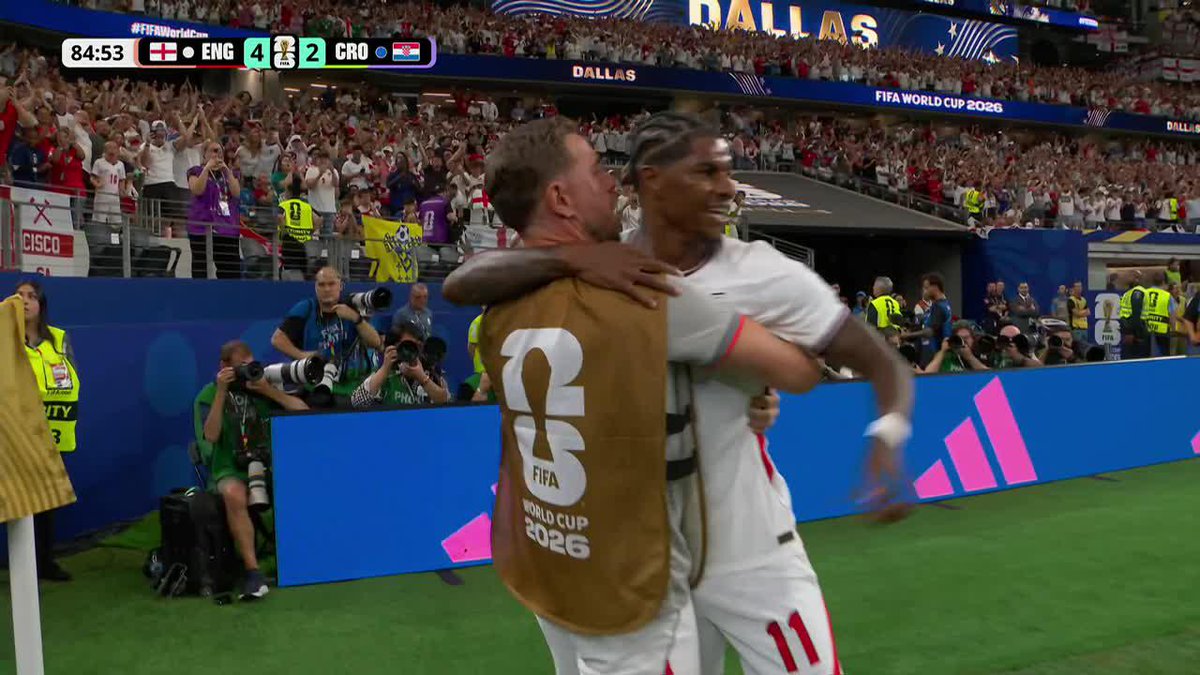 🤯🏴 MARCUS RASHFORD Y 4-2 INGLATERRA. ES UN GOLAZO, GRAN JUGADA. 😮💨