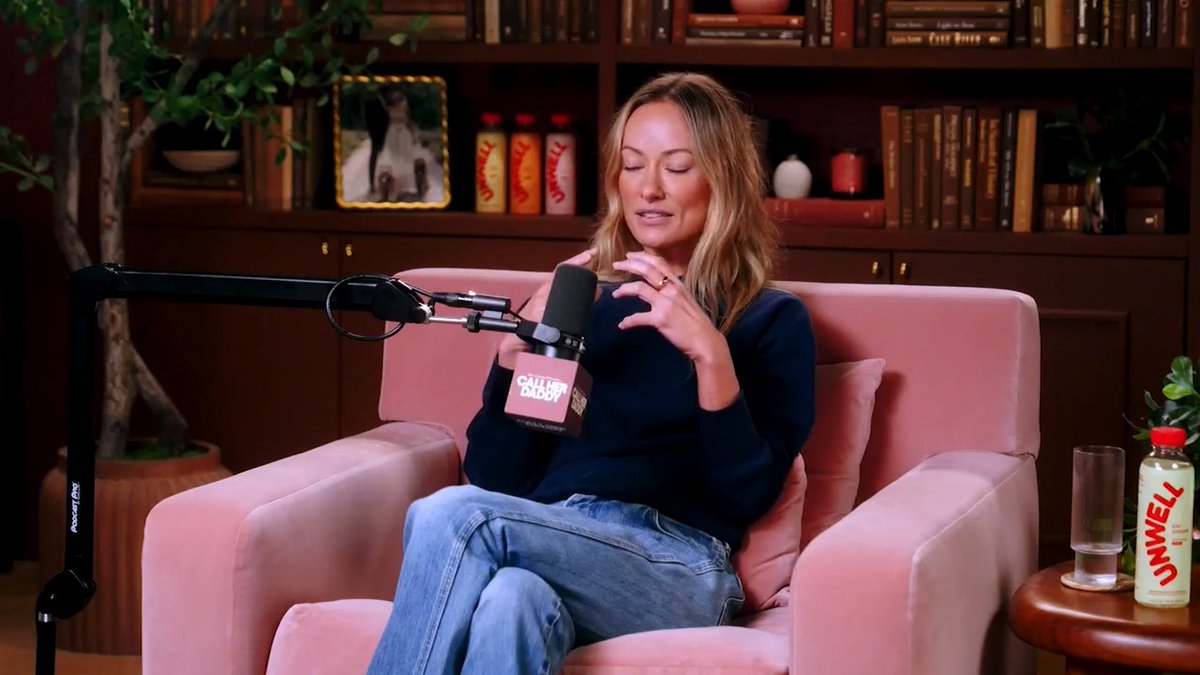 Olivia Wilde reflects on "lovely" Harry Styles relationship. 🎥: Call Her Daddy