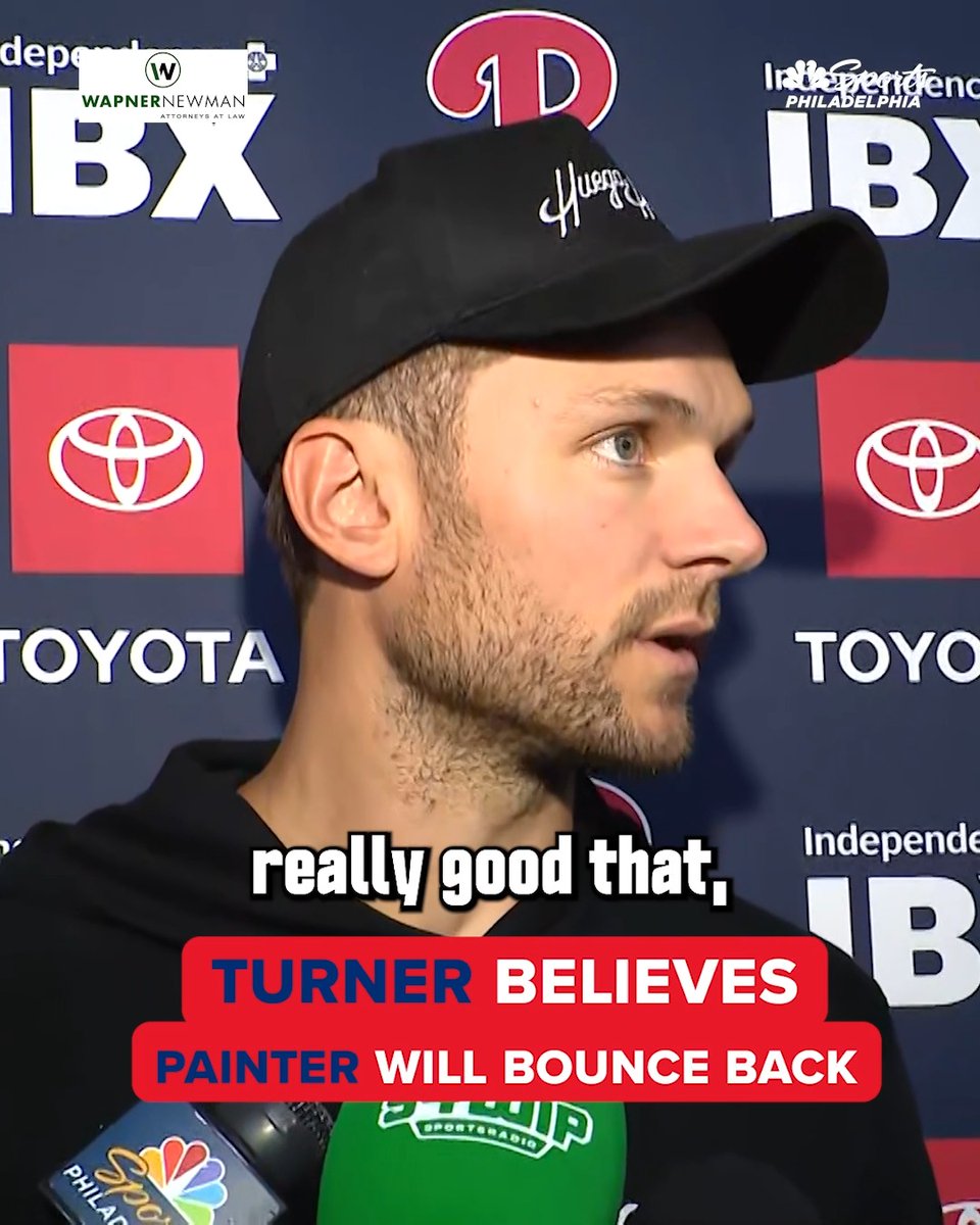 "I know he works hard, so it's just a matter of time." Trea Turner shares his perspective on Andrew Painter's tough stretch. | Wapner Newman