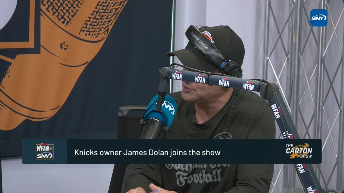 James Dolan says the Knicks have accepted an invitation to the White House.