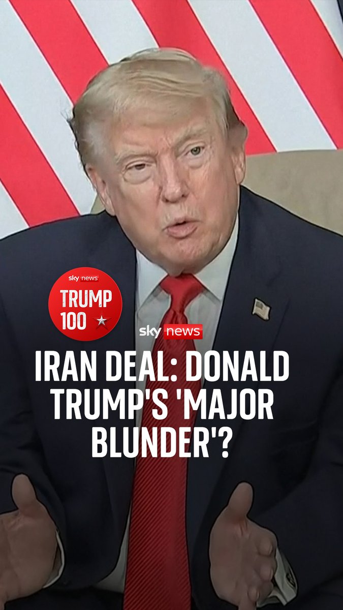 A memorandum of understanding is out. The deal between the Americans and the Iranians. Sky's Mark Stone and David Blevins discuss on Trump100. 🎧 Listen to #Trump100:
