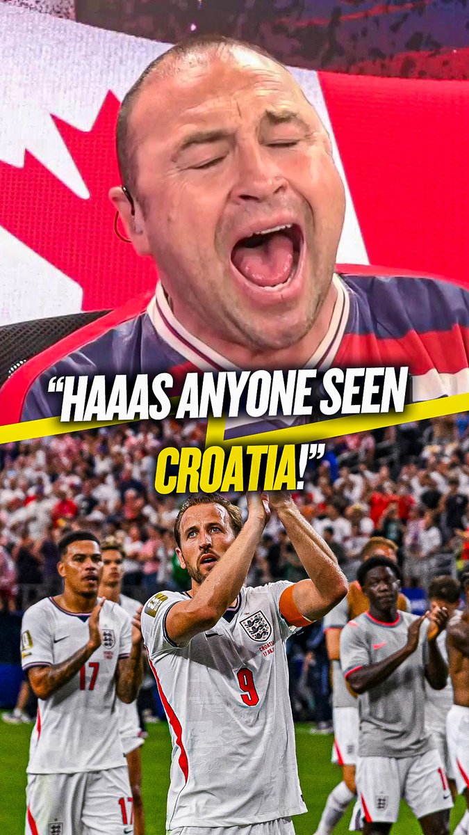 Jason Cundy's "haaas anyone seen Croatia" as the boys criticise England's first half performance!