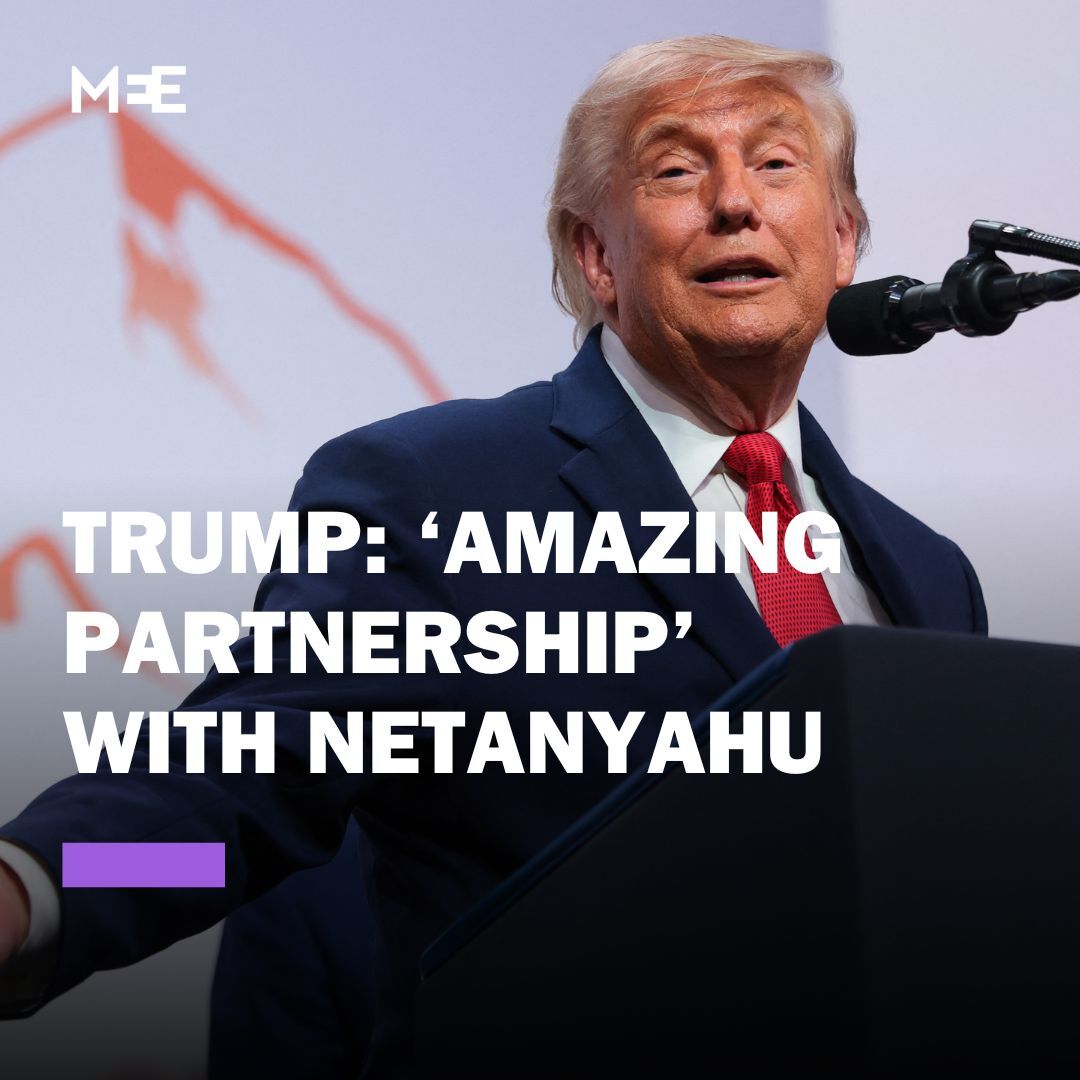 US President Donald Trump has described his relationship with Israeli Prime Minister Benjamin Netanyahu as an “amazing partnership” despite growing differences over the conflict in the Middle East
