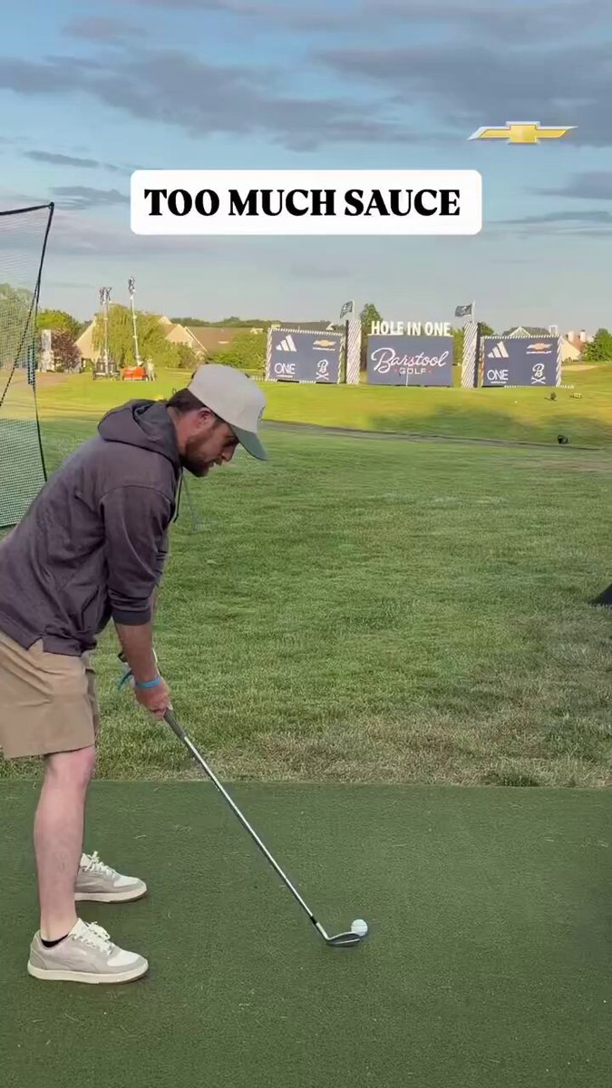 On the DOOR STEP to a hole-in-one but can’t get it done. Fore Play’s Hole-in-One Challenge Presented by Chevrolet #ad