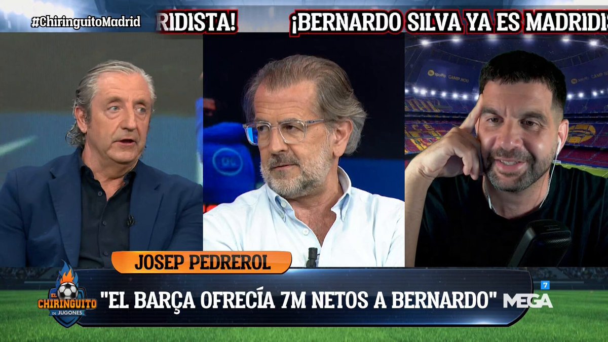 🖐️ "MOURINHO ha pedido que CARRERAS se QUEDE". 👉 "Fran García sí podría salir". ⚪️ Información de Josep Pedrerol en #ChiringuitoMadrid.