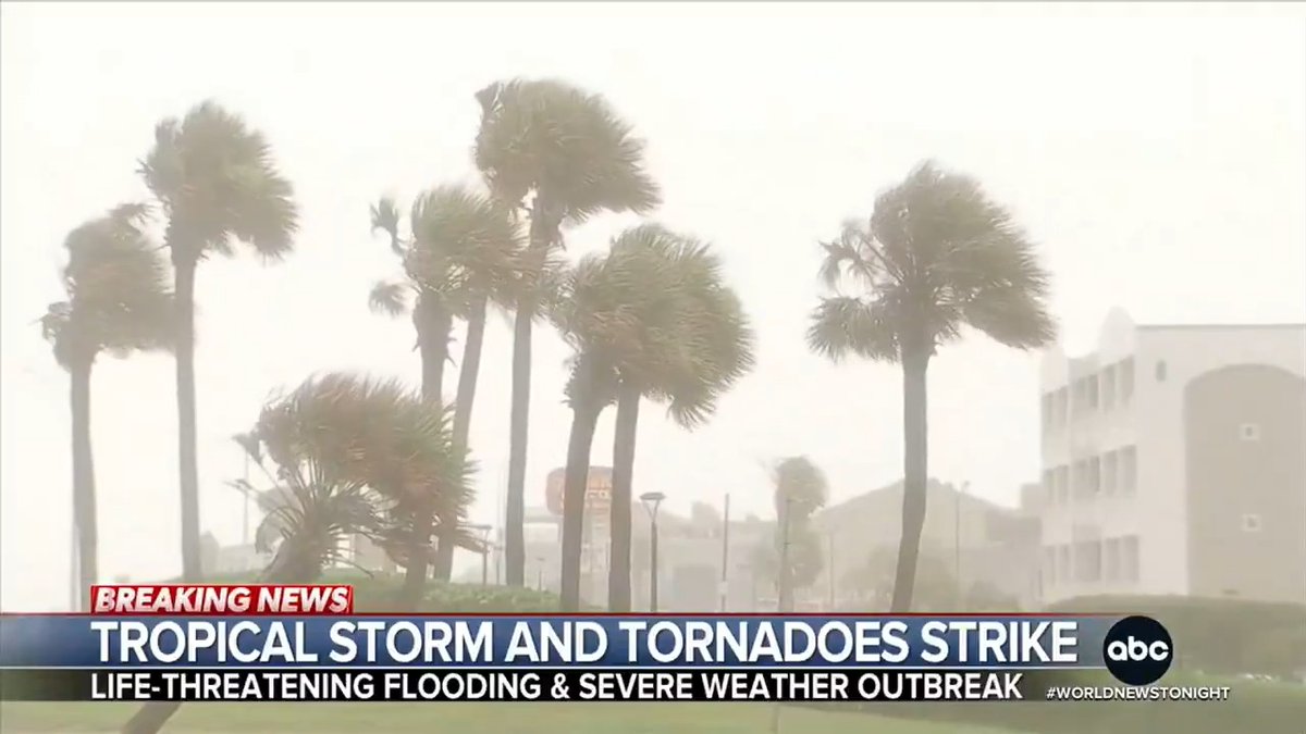 Tropical Storm Arthur has formed in the Gulf, with system expected to produce rainfall totals of 5 to 10 inches, and up to 20 inches in some areas. Ginger Zee reports and has the forecast as millions are on alert for tornadoes set to slam the Midwest.